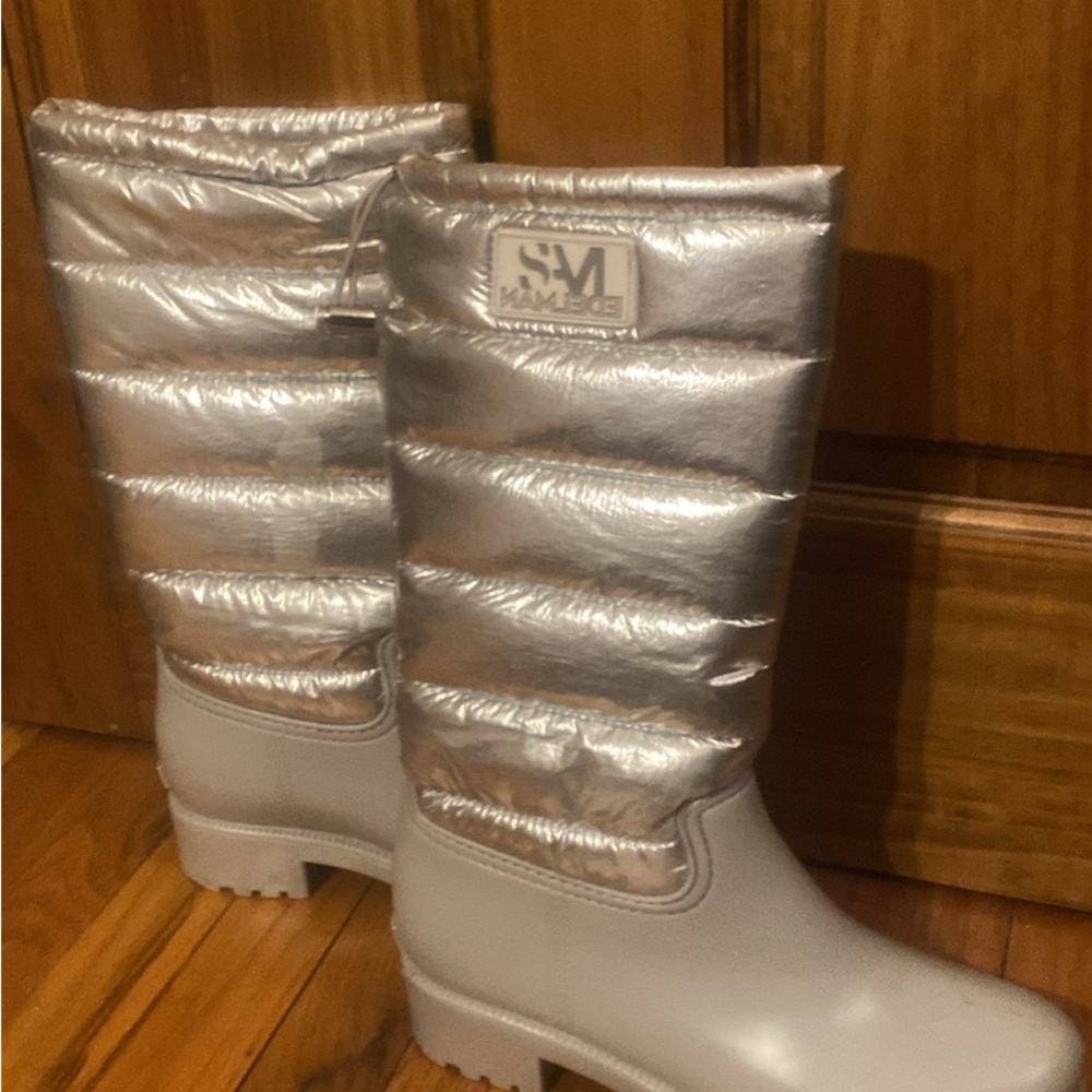 Silver Women's Boots by